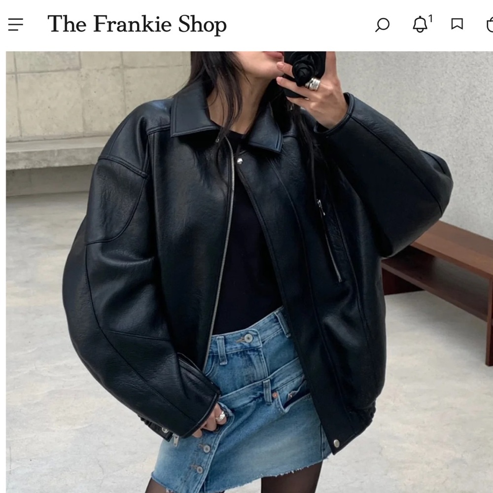 Enora Faux Leather Jacket